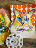 09-13 - Pop Art Pet Portraits Class - Saturday (6-8pm)