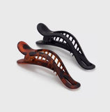 Flat Lay Claw Clip 2pc Curved