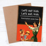 Let's Eat Kids -Teacher Card