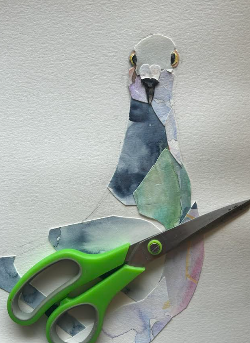 April 19 - Multimedia Paper Cutting + Watercolor Workshop: Birds! (Saturday, 6-8pm)