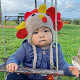 Turkey Earflap Beanie Hat Baby & Kids