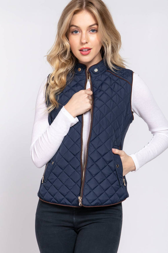 QUILTED PADDING VEST