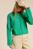 Essential Button Down Cardigan Top