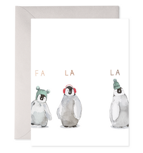Cozy Penguin Greeting Card