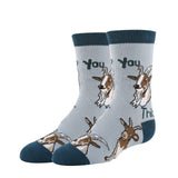 You Goat This | Kids' Funny Cotton Crew Socks