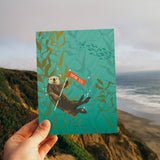 Sea Otter Thank You Card