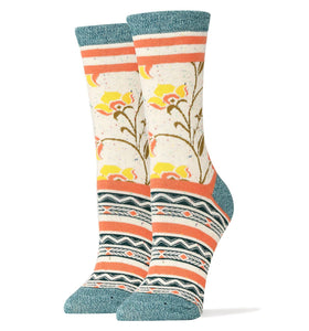 Friendship Blooms | Women's Crew Socks