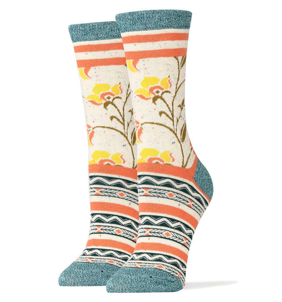 Friendship Blooms | Women's Crew Socks