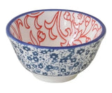 Hand-Stamped Stoneware Spice Bowl