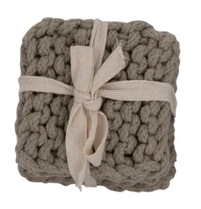 Cotton Crochet Coasters