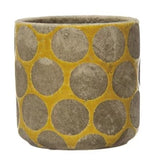 Terra Cotta Planter with Natural Dots