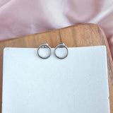 Luxe Silver Oriana Studs - Medium