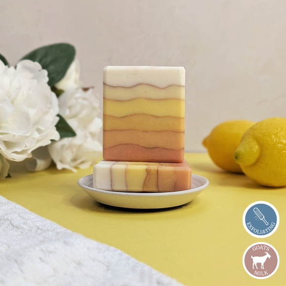 Lemon Chiffon - Yellow Goats Milk Soap