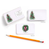 Velvet Bow Tree Mini Notes