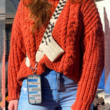 Clip & Go Strap with Zippered Pouch – Chevron Collection