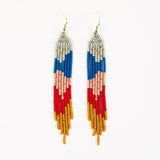 Strata Fringe with Gold Sprinkles Earrings