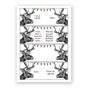 Secret Santa Christmas Card