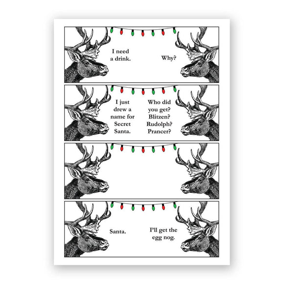 Secret Santa Christmas Card