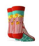 Box O' Popcorn | Kid's Funny Cotton Crew Socks