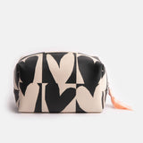 Mono Checkmate Heart Cube Cosmetic Bag