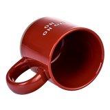 Ho Ho Ho Red Stoneware Coffee Mug