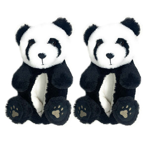 Tofu the Panda | Kid's Funny Fluffy Non-Slip Slippers