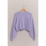 Wool Blend Cropped Sweater