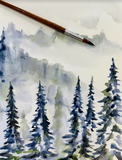 Mar 1 - Beginning Watercolor Class: Landscapes (Saturday, 6-8pm)