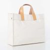 Classic Cotton Canvas + Leather Utility Tote