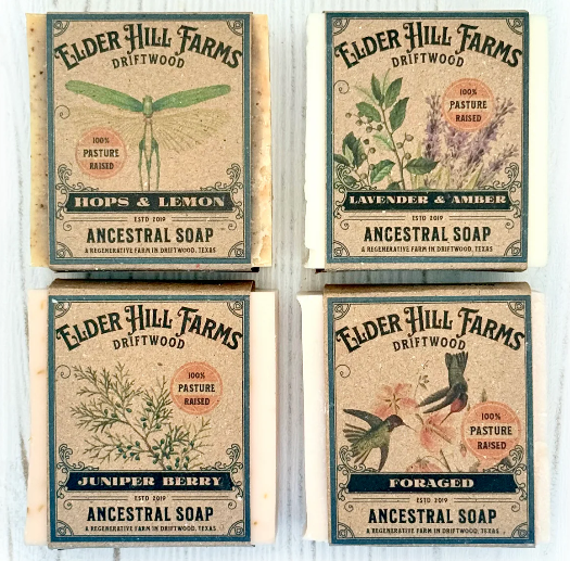 Ancestral Soaps (1 bar  ~4.5 oz soap) - various