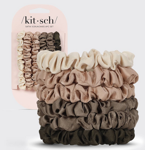 Ultra Petite Satin Scrunchies 6pc