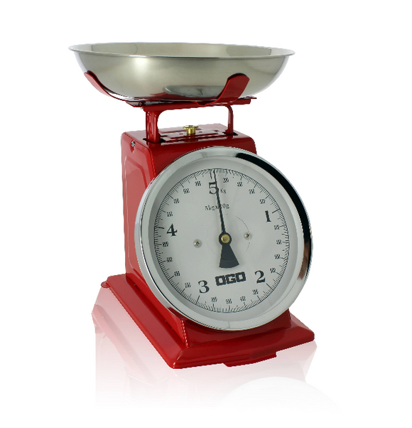 Mechanical kitchen scale
