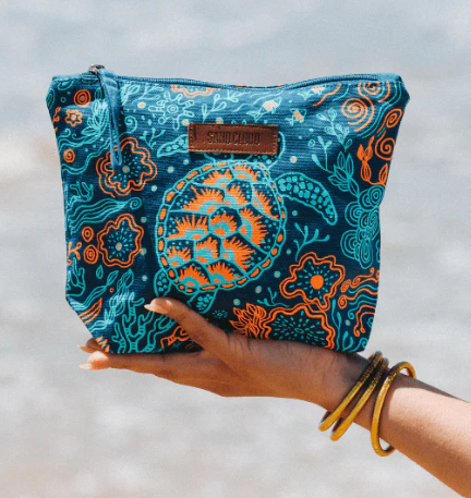 Reef Turtle Zipper Pouch