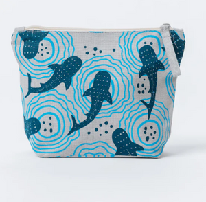 Shark Ripples Zipper Pouch