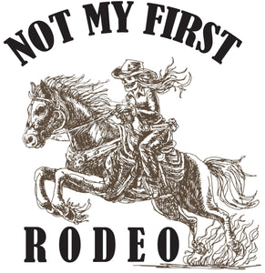 "Not My First Rodeo" Sticker