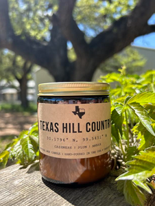 Texas Hill Country Hand Poured Candle