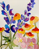 01:25 Multimedia Paper Cutting + Watercolor Workshop: Texas Wildflowers JAN 25 2025