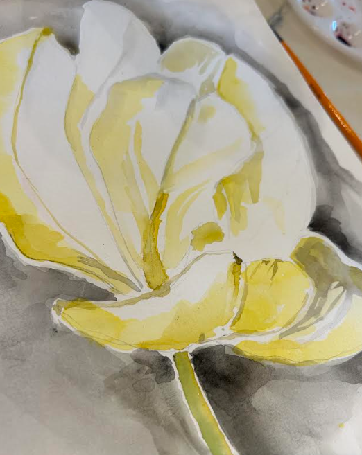 5-25: Beginner Watercolor Class: Florals/Botanicals