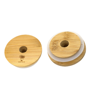 Bamboo Lid + Mason Jar
