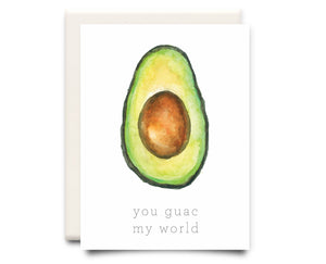 You Guac My World | Love Greeting Card