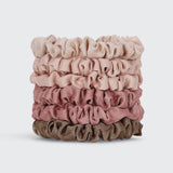 Ultra Petite Satin Scrunchies 6pc