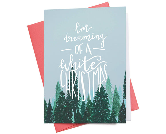 Dreaming of a White Christmas | Holiday Greeting Card