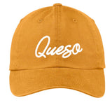 Queso Cursive Baseball Cap