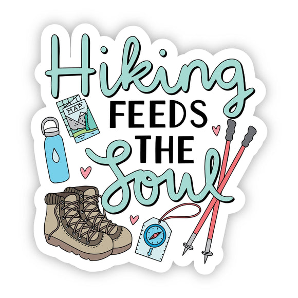 Hiking Feeds The Soul Nature Sticker