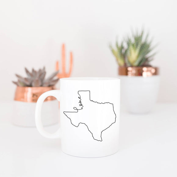 Texas Home State Mug