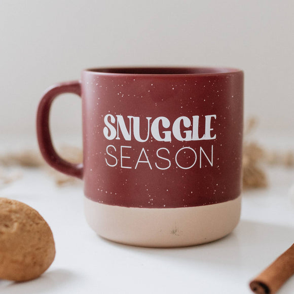 Snuggle Season Maroon Mug