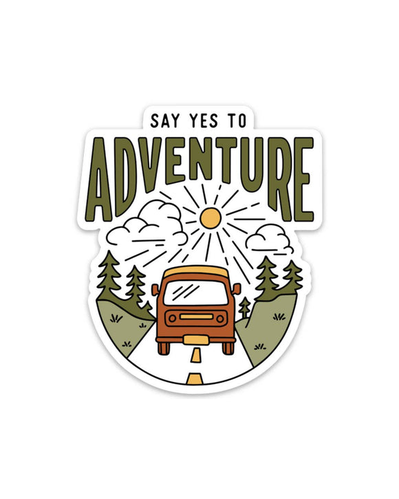 Say Yes To Adventure | Sticker