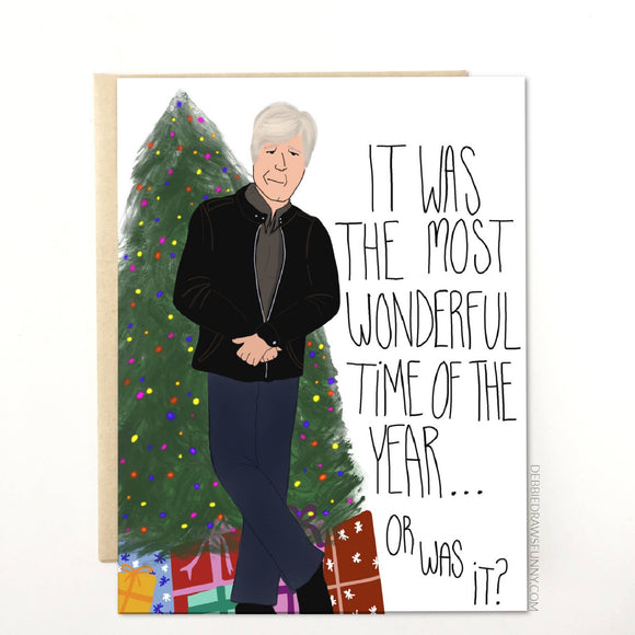 Keith Morrison Dateline Christmas Holiday Card