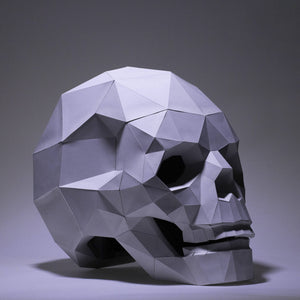 Low Poly Skull Paper Craft