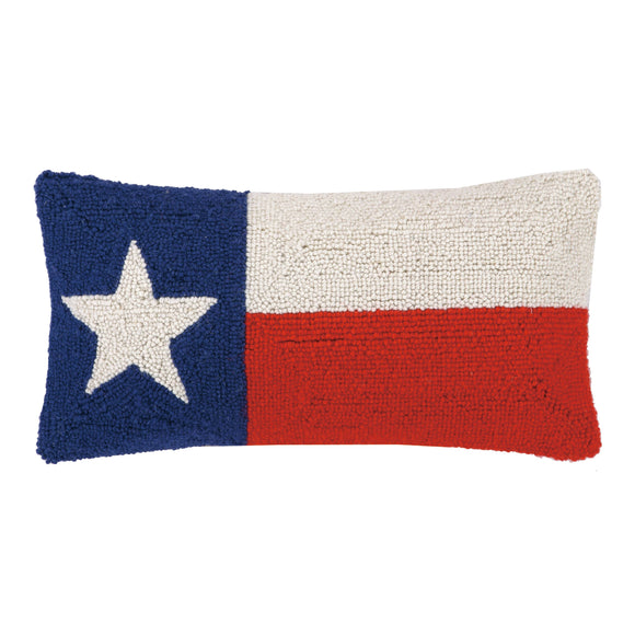Texas State Flag Hook Pillow